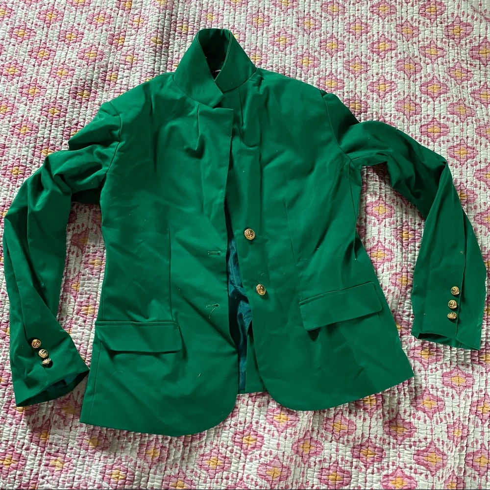 NWT green blazer fashion nova